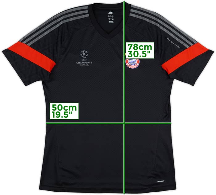 2014-15 Bayern Munich adidas CL Training Shirt - 9/10 - (L)