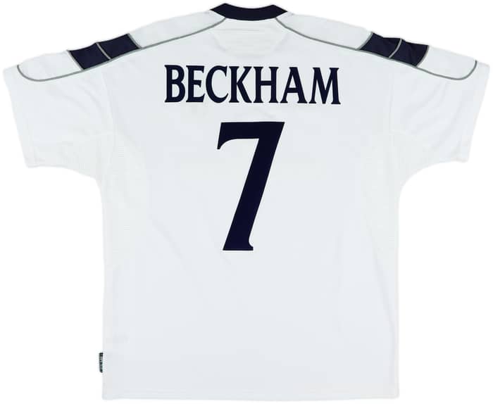 2000-01 Manchester United Away Shirt Beckham #7 - 8/10 - (XL)