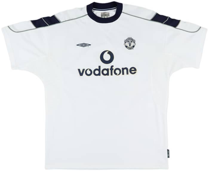2000-01 Manchester United Away Shirt Beckham #7 - 8/10 - (XL)