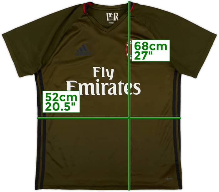 2016-17 AC Milan adidas adizero Training Shirt - 6/10 - (L)