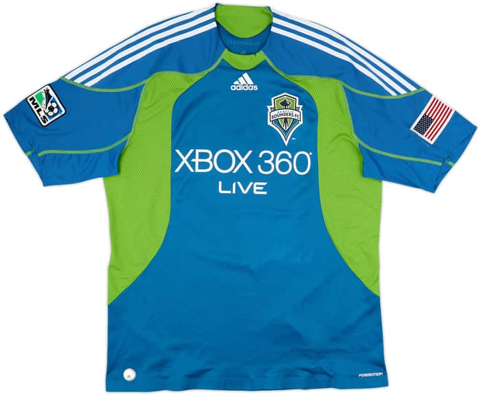 Camiseta de visitante versión jugador del Seattle Sounders 2009-11 Ljungberg #10 - 9/10 - (XL)