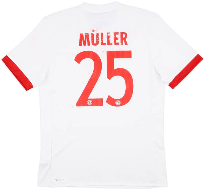 2017-18 Bayern Munich European Third Shirt Muller #25 - 4/10 - (M)