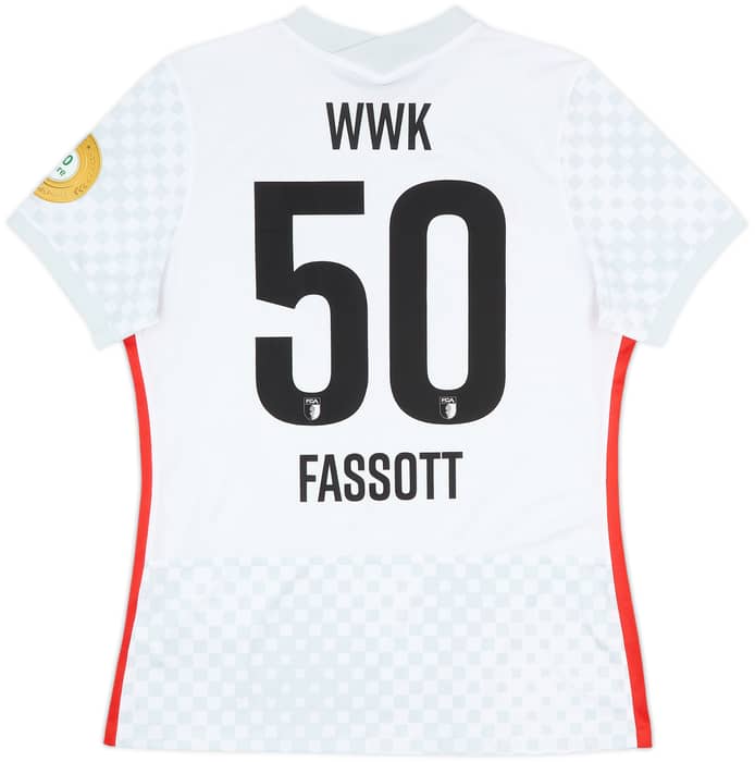 2021- 22 Augsburg Away Shirt WWK #50 Fassott - 10/10 - (XL)