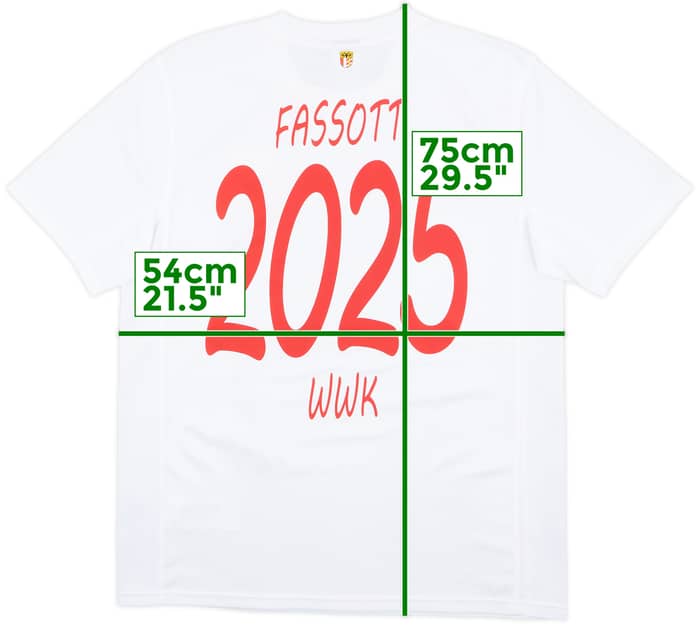 2015-16 Augsburg Home Shirt WWK #2025 Fassott - 7/10 - (L)