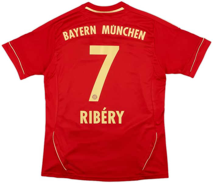 2011-13 Bayern Munich Home Shirt Ribery #7 - 8/10 - (XL.Boys)
