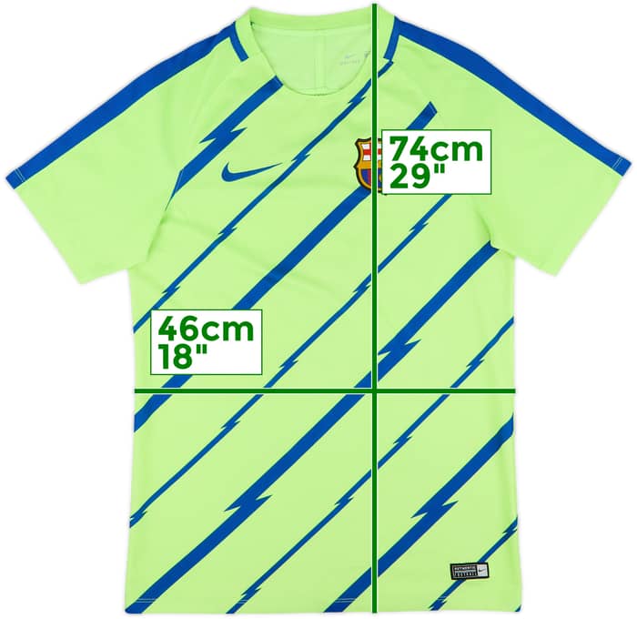 2017-18 Barcelona Nike Training Shirt - 10/10 - (S)