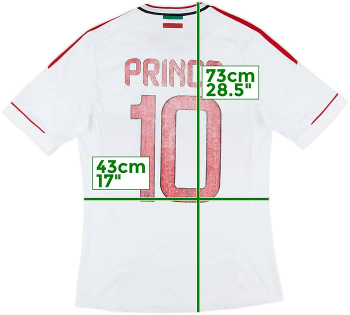 2012-13 AC Milan Away Shirt Prince #10 - 5/10 - (S)