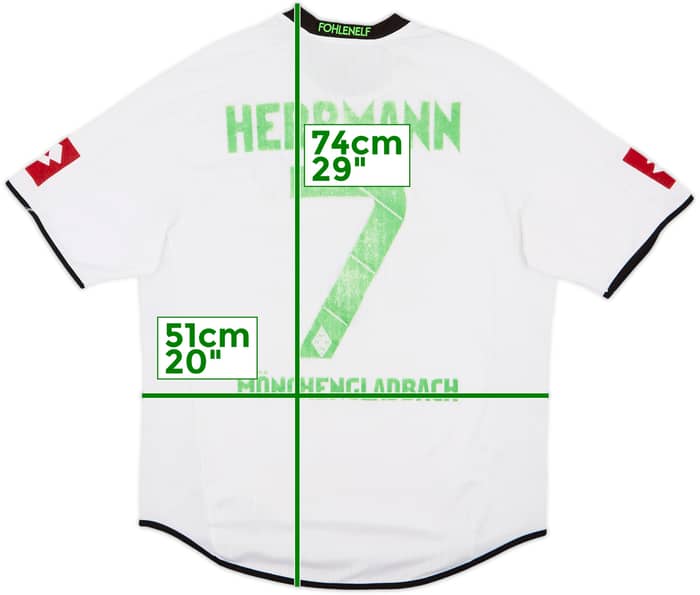 2012-13 Borussia Monchengladbach Home Shirt Herrmann #7 - 4/10 - (M)