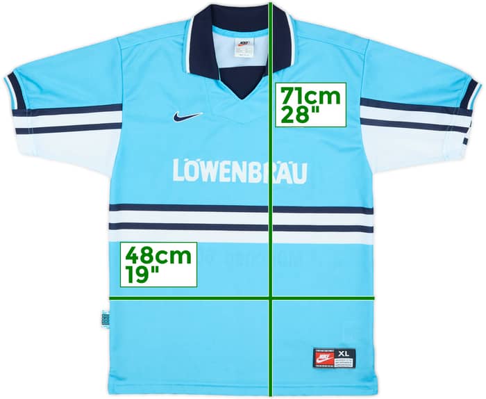 1997-98 1860 Munich Home Shirt - 8/10 - (XL.Boys)