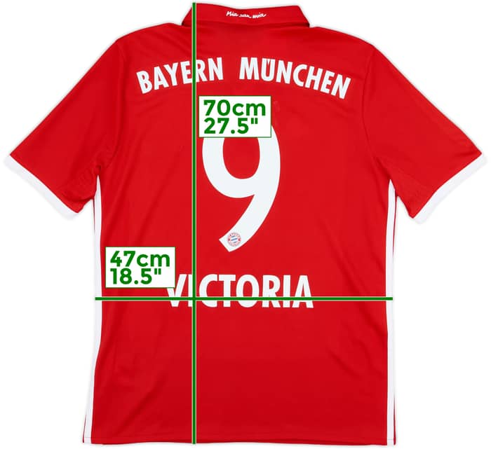 2016-17 Bayern Munich Home Shirt Victoria #9 - 5/10 - (XL.Boys)
