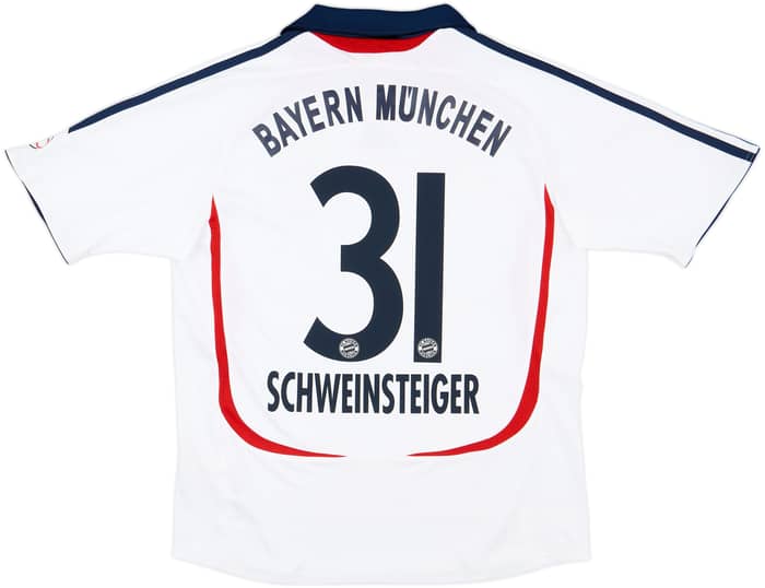 2006-07 Bayern Munich Away Shirt Schweinsteiger #31 - 8/10 - (XL.Boys)