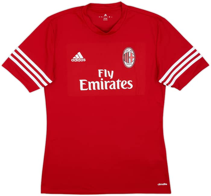 2016-17 AC Milan adidas Training Shirt - 8/10 - (S)