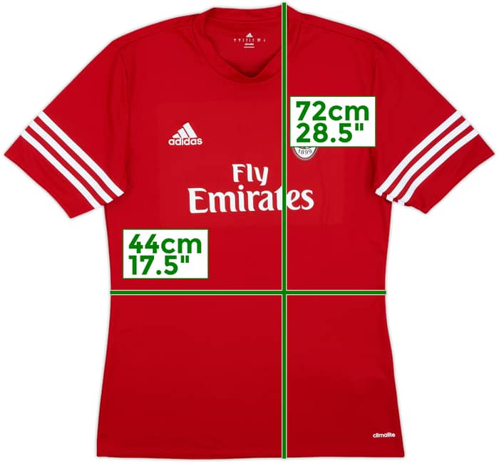 2016-17 AC Milan adidas Training Shirt - 8/10 - (S)