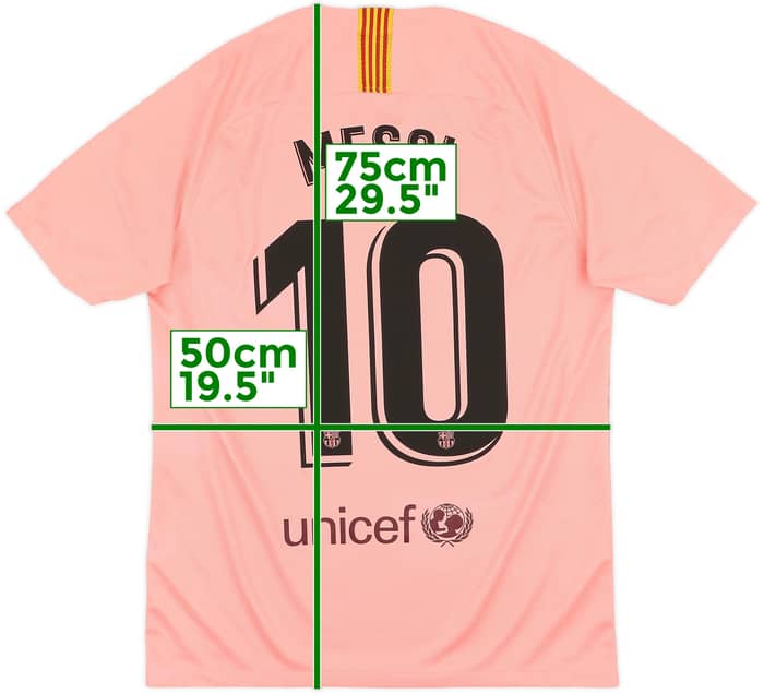 2018-19 Barcelona Third Shirt Messi #10 - 10/10 - (M)