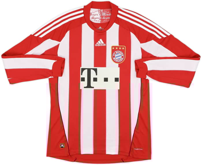 2010-11 Bayern Munich Home L/S Shirt Schweinsteiger #31 - 8/10 - (M)