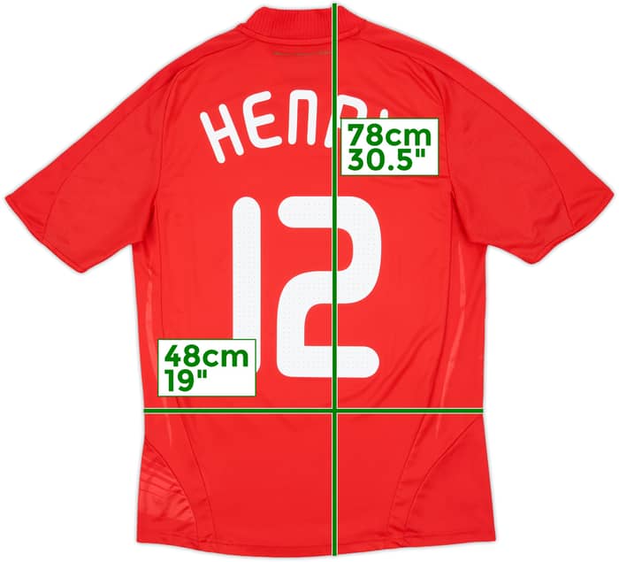 2007-08 France Away Shirt Henry #12 - 8/10 - (M)