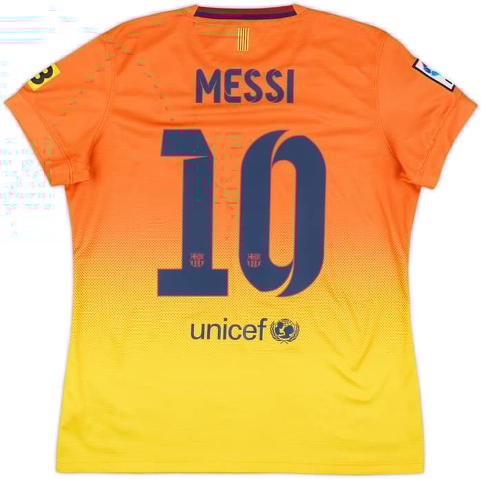 2012-13 Barcelona Away Shirt Messi #10 - 8/10 - (Women's L)