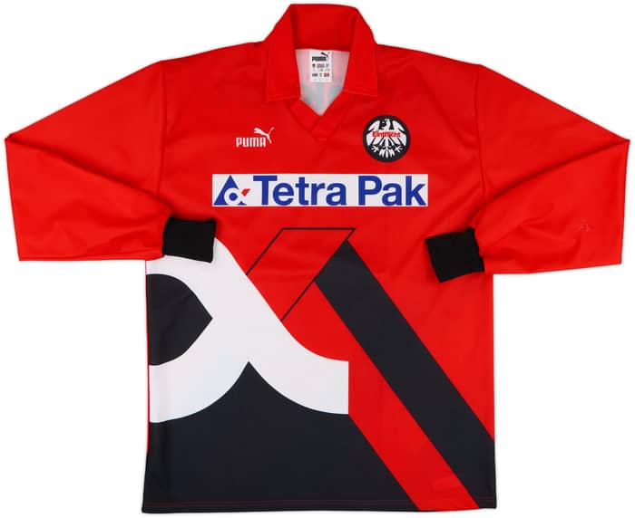 1993-94 Eintracht Frankfurt Home L/S Shirt - 8/10 - (L)