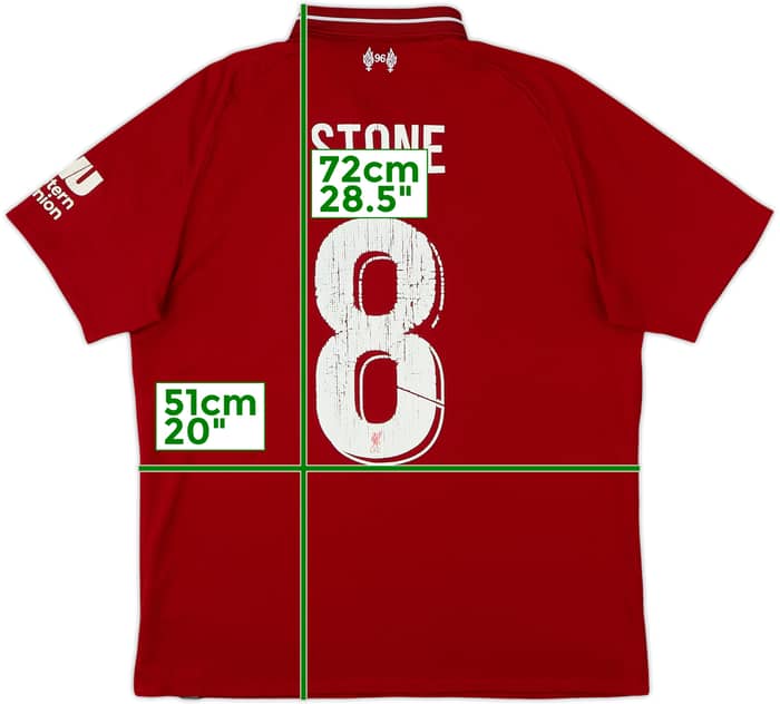 2018-19 Liverpool Home Shirt Stone #8 - 5/10 - (M)