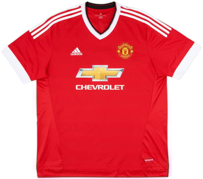 2015-16 Manchester United Home Shirt Memphis #7 - 4/10 - (XL)