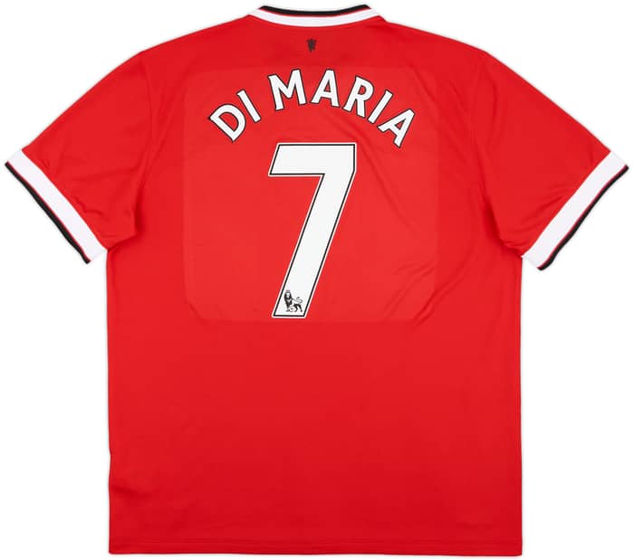 2014-15 Manchester United Home Shirt Di Maria #7 - 8/10 - (XL)
