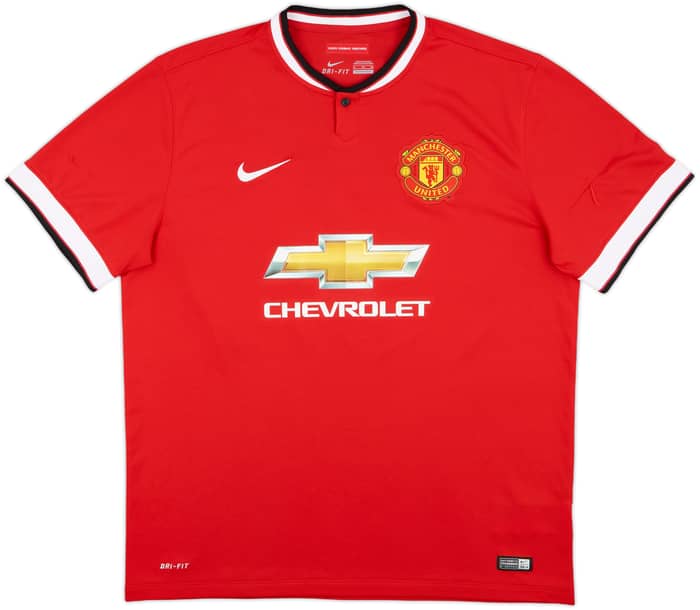 2014-15 Manchester United Home Shirt Di Maria #7 - 8/10 - (XL)