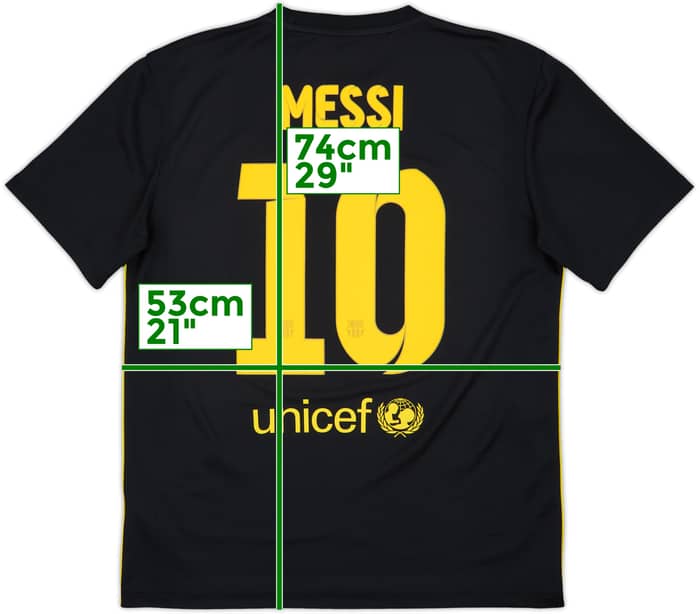 2013-14 Barcelona Basic Third Shirt Messi #10 - 8/10 - (M)