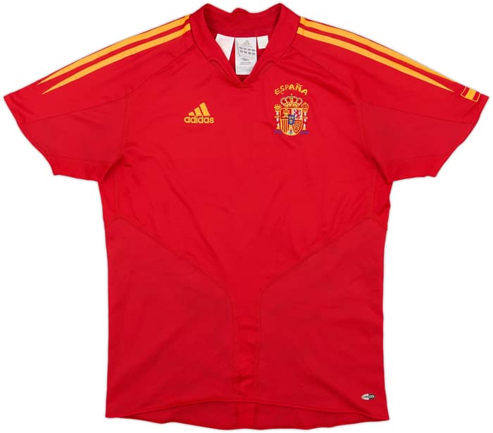 2004-06 Spain Home Shirt - 9/10 - (XL.Boys)