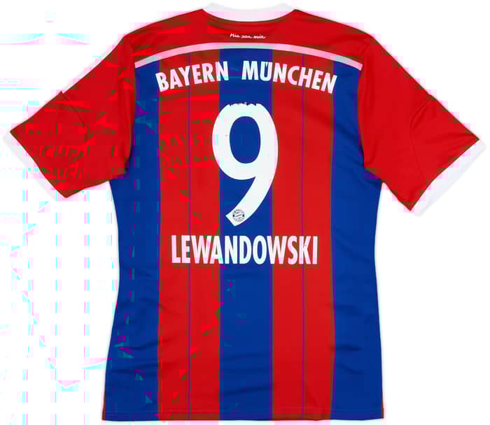 2014-15 Bayern Munich Home Shirt Lewandowski #9 - 5/10 - (L)
