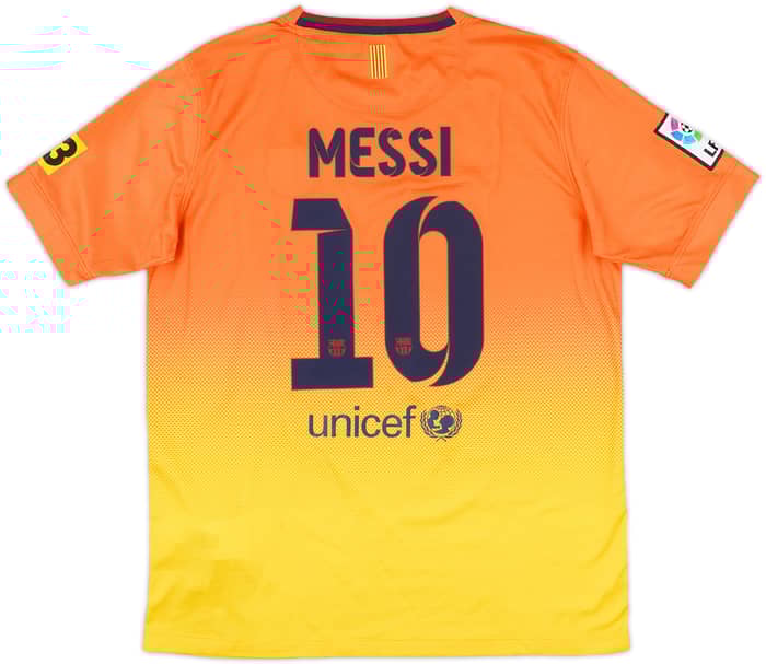 2012-13 Barcelona Away Shirt Messi #10 - 9/10 - (XL.Boys)