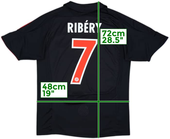 2007-08 Bayern Munich Third Shirt Ribery #7 - 8/10 - (XL.Boys)