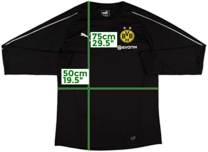 2018-19 Borussia Dortmund Puma Training L/S Shirt - 9/10 - (L)