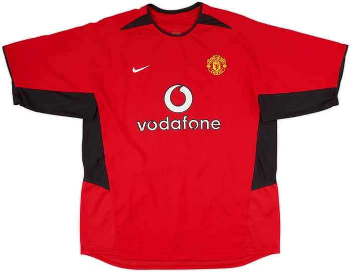 2002-04 Manchester United Home Shirt Scholes #18 - 4/10 - (XL)