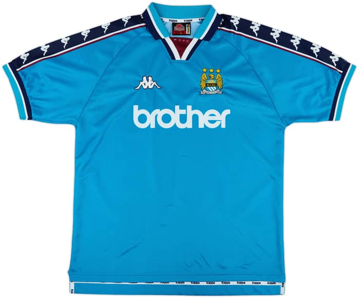 1997-99 Manchester City Home Shirt - 8/10 - (XL)