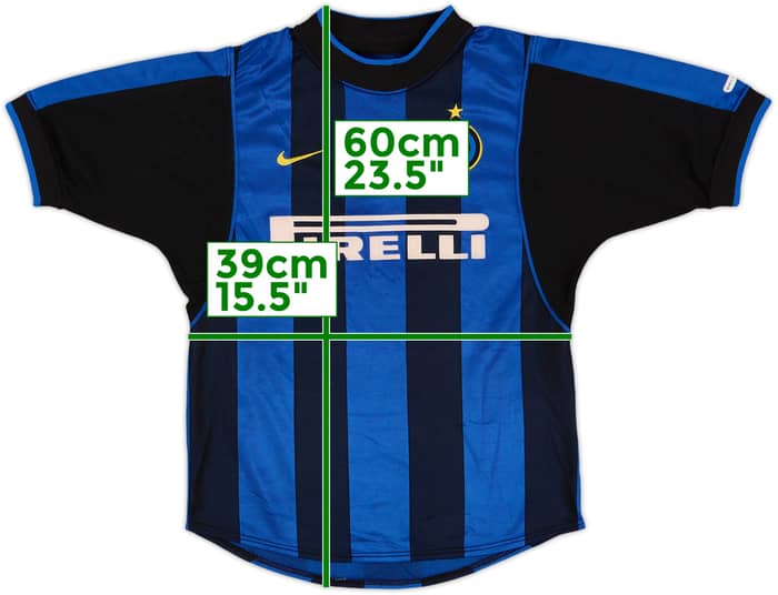 2000-01 Inter Milan Home Shirt - 6/10 - (M.Boys)