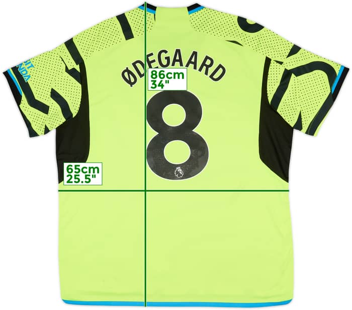 2023-24 Arsenal Away Shirt Ødegaard #8 - 7/10 - (XXL)