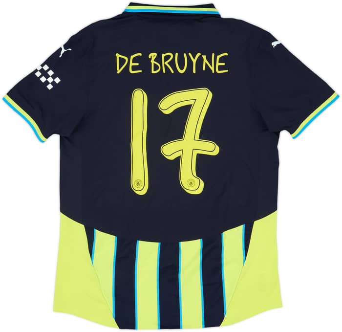 2024-25 Manchester City Authentic Away Shirt De Bruyne #17 (XL)