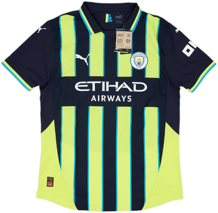 2024-25 Manchester City Authentic Away Shirt De Bruyne #17 (XL)