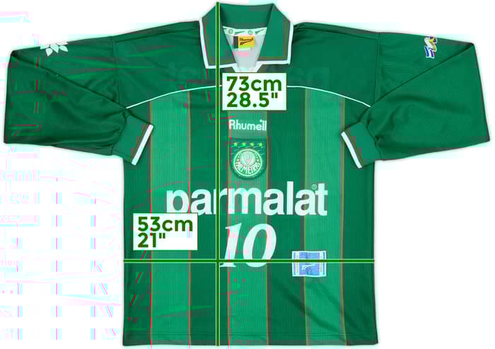 1999 Palmeiras Third L/S Shirt #10 - 9/10 - (S)