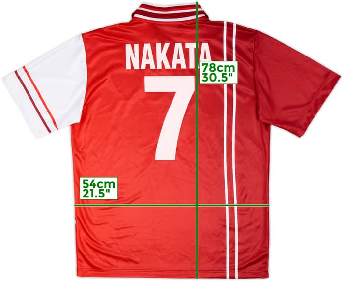 1998-99 Perugia Home Shirt Nakata #7 (L)