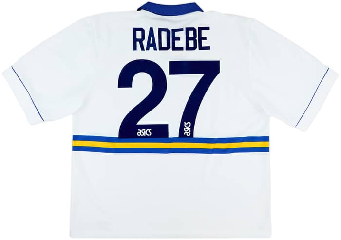 1993-95 Leeds United Home Shirt Radebe #27 - 10/10 - (XXL)