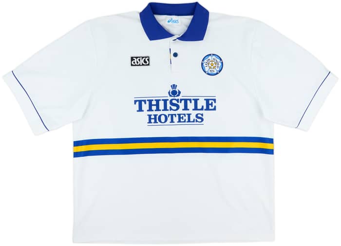 1993-95 Leeds United Home Shirt Radebe #27 - 10/10 - (XXL)