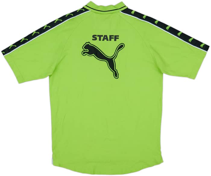 2002-03 Lazio Puma Staff Issue 1/4 Zip Polo Shirt (M)