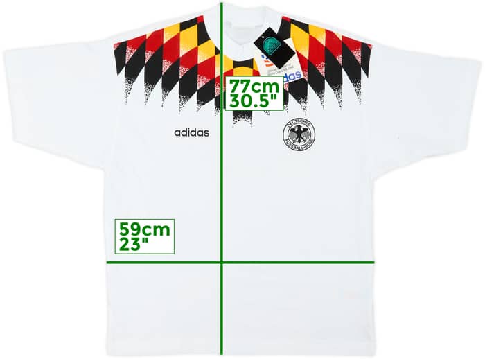 1994-96 Germany adidas Cotton Tee (M)
