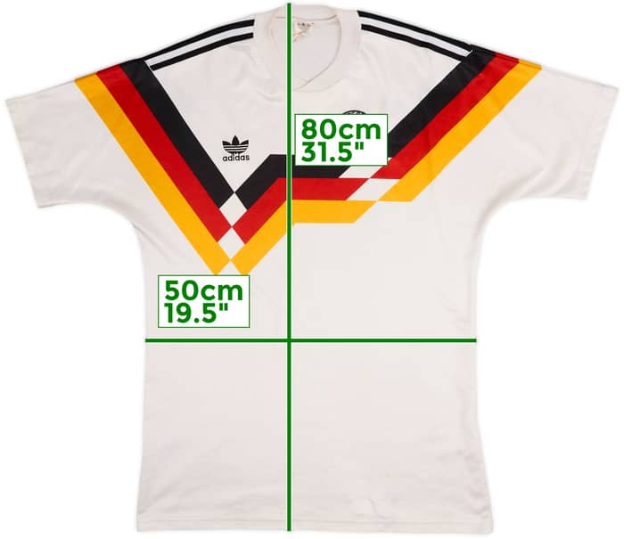 1988-90 West Germany Home Shirt - 8/10 - (L)