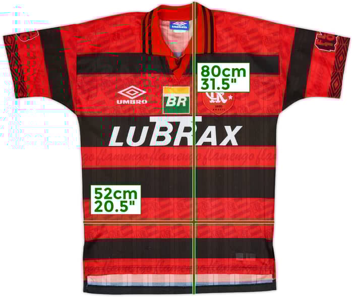 1995-96 Flamengo Centenary Home Shirt - 9/10 - (M)
