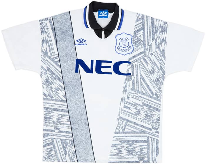 1994-95 Everton Away Shirt Ferguson #9 - 8/10 - (XL)
