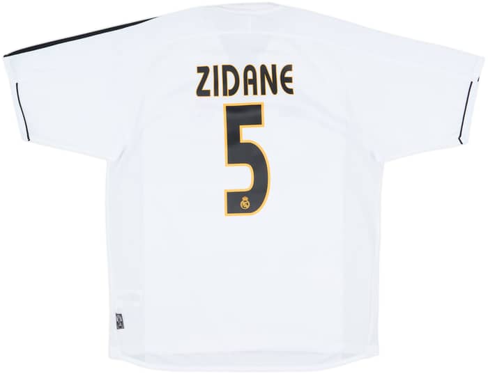 2003-04 Real Madrid Home Shirt Zidane #5 - 10/10 - (M)