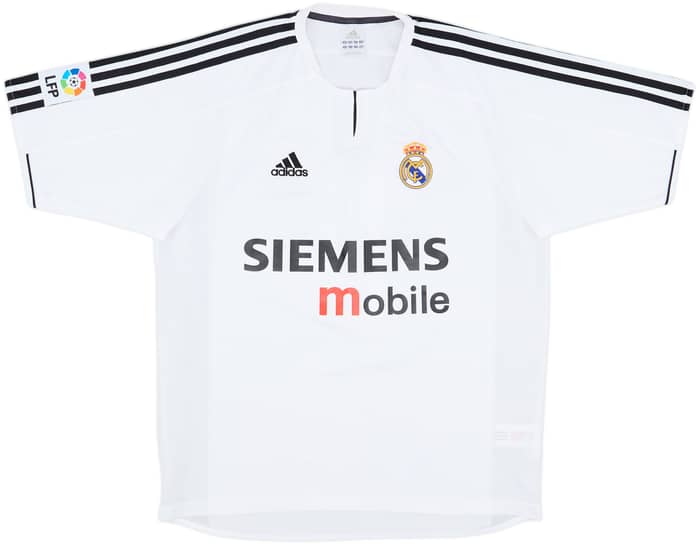 2003-04 Real Madrid Home Shirt Zidane #5 - 10/10 - (M)