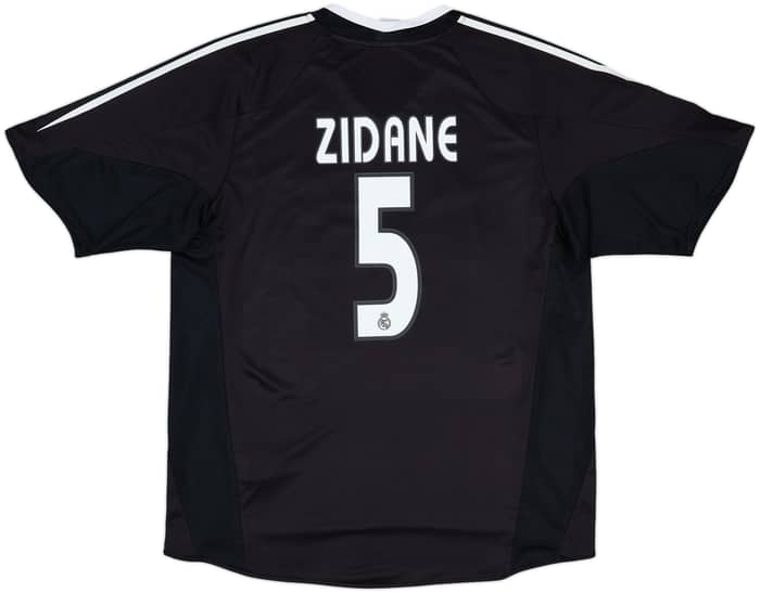 2004-05 Real Madrid Away Shirt Zidane #5 - 9/10 - (L)